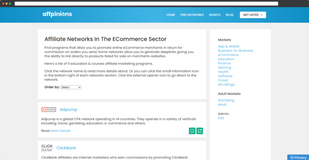 A demo of the Affpinions tool